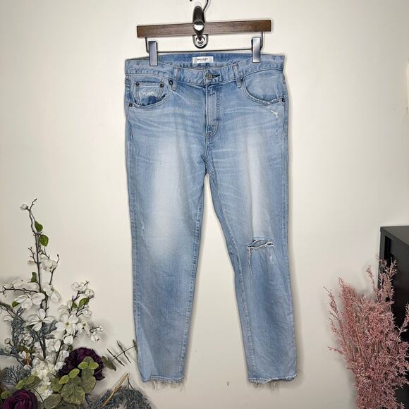 MOUSSY VINTAGE Vivian Skinny Jeans Light Blue Distressed {R12} - Picture 2 of 6